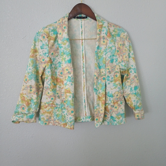 Maurice's Pastel Floral Blazer - Picture 1 of 3
